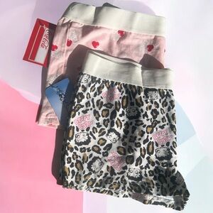 Coca Cola Pink and Leopard Print Panties Set